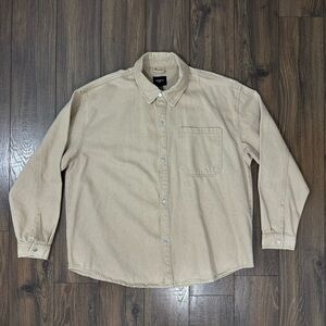 Forever 21 Men’s Woven Long Sleeve Button Down